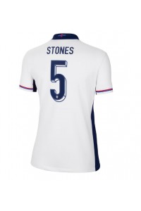 Fotbalové Dres Anglie John Stones #5 Dámské Domácí Oblečení ME 2024 Krátký Rukáv